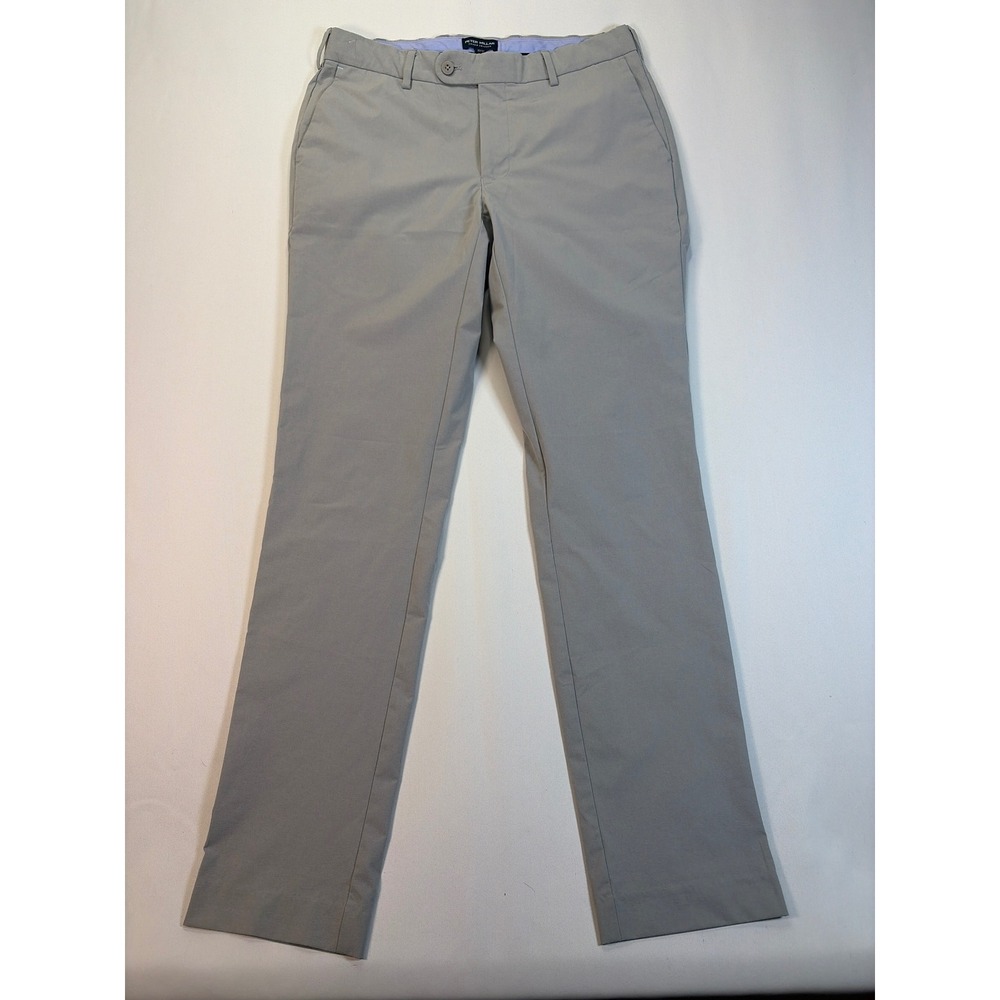 Peter Millar Crown Crafted Grey Performance Golf Trousers Pants Mens 32/32